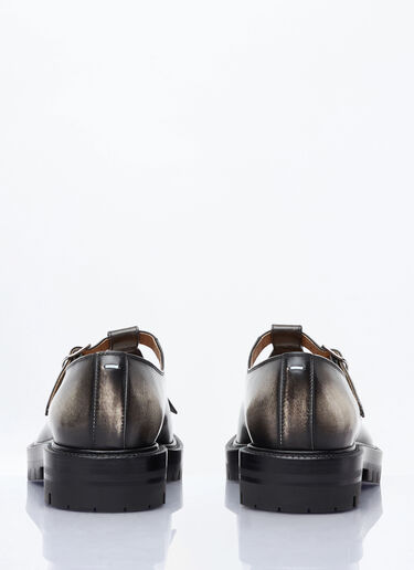 Maison Margiela Tabi Country Mary Jane Shoes Black mla0257008