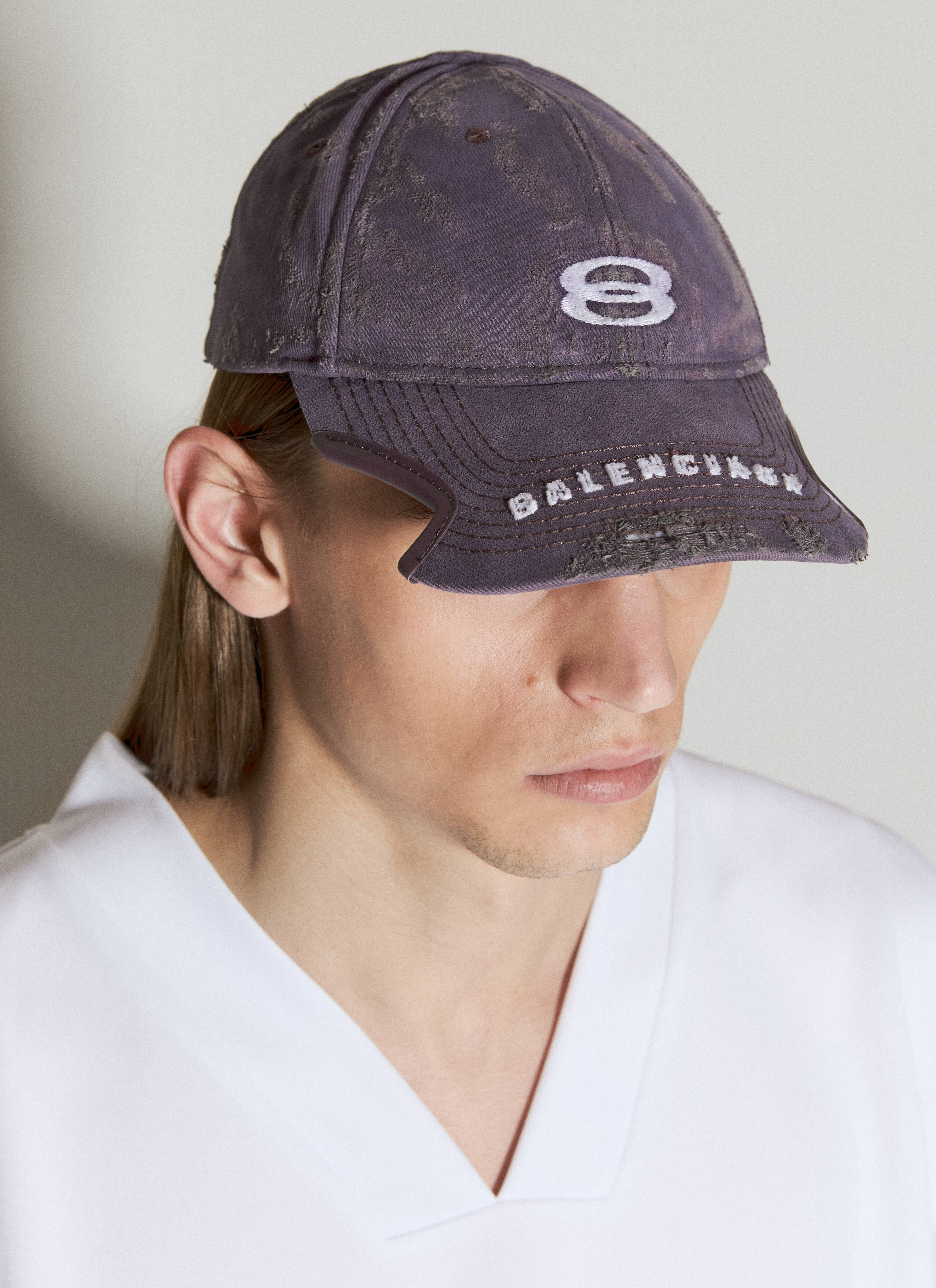 Balenciaga Men's' Unity Sports Icon Baseball Cap in Purple