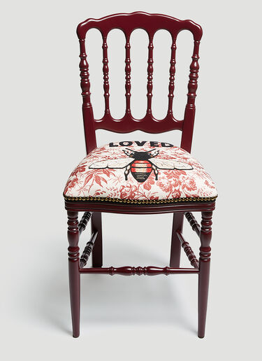 Gucci Francesina Herbarium Chair Burgundy wps0644018