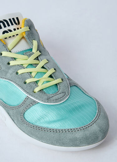 Miu Miu Gymnasium Sneakers Green miu0260045