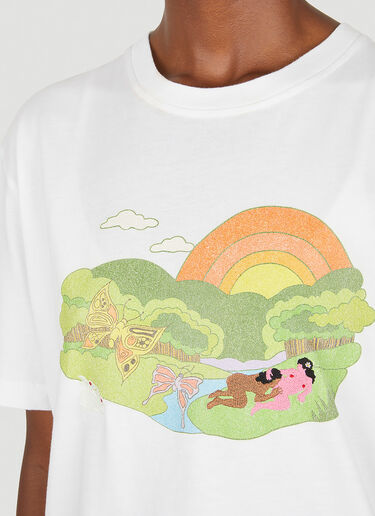 Carne Bollente Valley of Love T-Shirt White cbn0350004