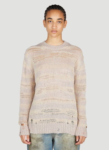 Acne Studios Ladder Knit Sweater Beige acn0253030