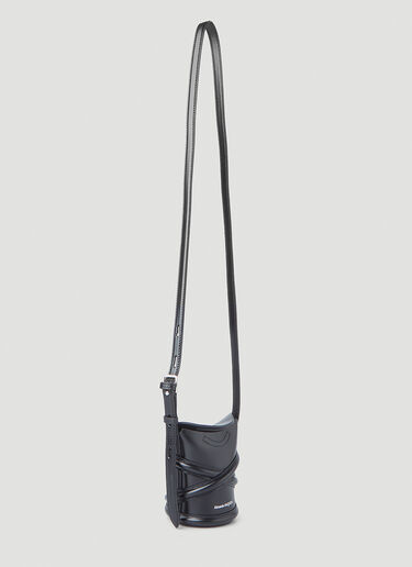 Alexander McQueen Curve Micro Shoulder Bag Black amq0247050