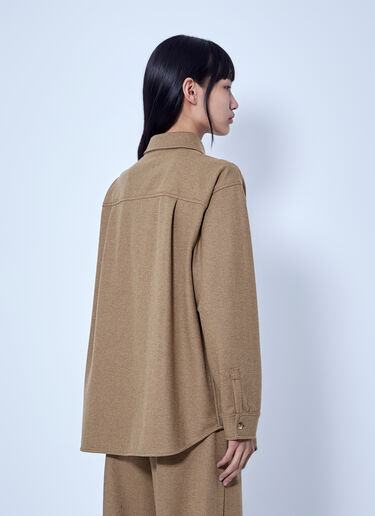 LN-CC® - Max Mara: Ladino Button-Up Shirt - Camel Max Mara Ladino Button-Up Shirt Camel max0266057