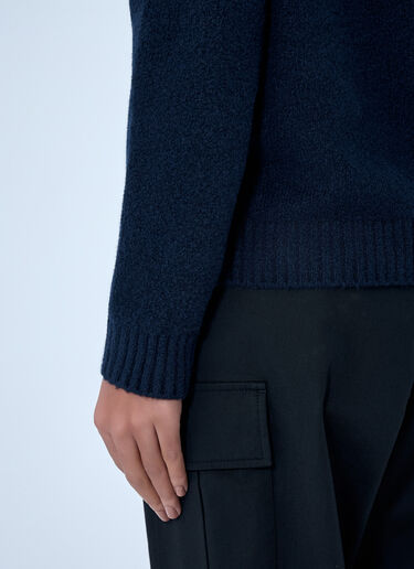 Moncler Embroidered Logo Wool Sweater Black mon0263049