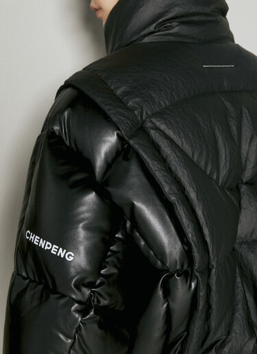 x Chepeng Cropped Down Jacket MM6 Maison Margiela x Chepeng Cropped Down Jacket Black mmm0254001