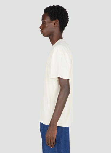 JW Anderson ロゴ刺繍 Tシャツ ベージュ jwa0154004