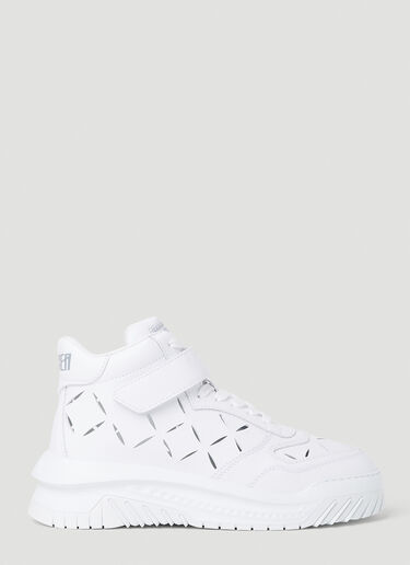 Versace Perforated Sneakers White ver0152022