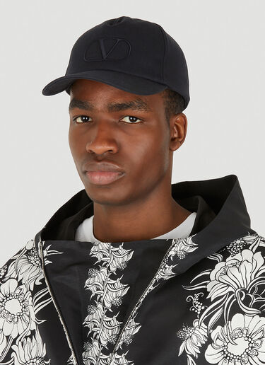 Valentino Logo Baseball Cap Black val0148034
