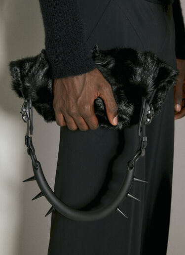 Innerraum Half Moon Spike Shoulder Bag Black inn0354004