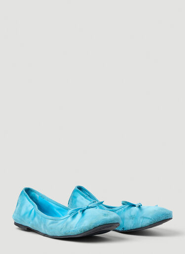 Balenciaga Leopold Ballerina Shoes Light Blue bal0152067