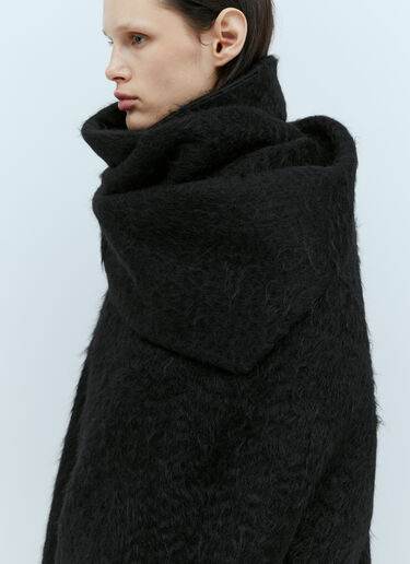 The Row Orlando Wool Coat Black row0253025