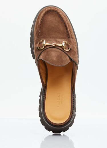 Gucci Horsebit Mules Brown guc0254029