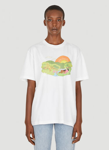 Carne Bollente Valley of Love T-Shirt White cbn0350004