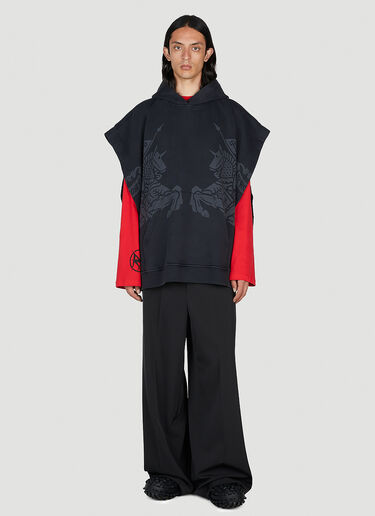 Burberry Twin Night Poncho Black bur0353005