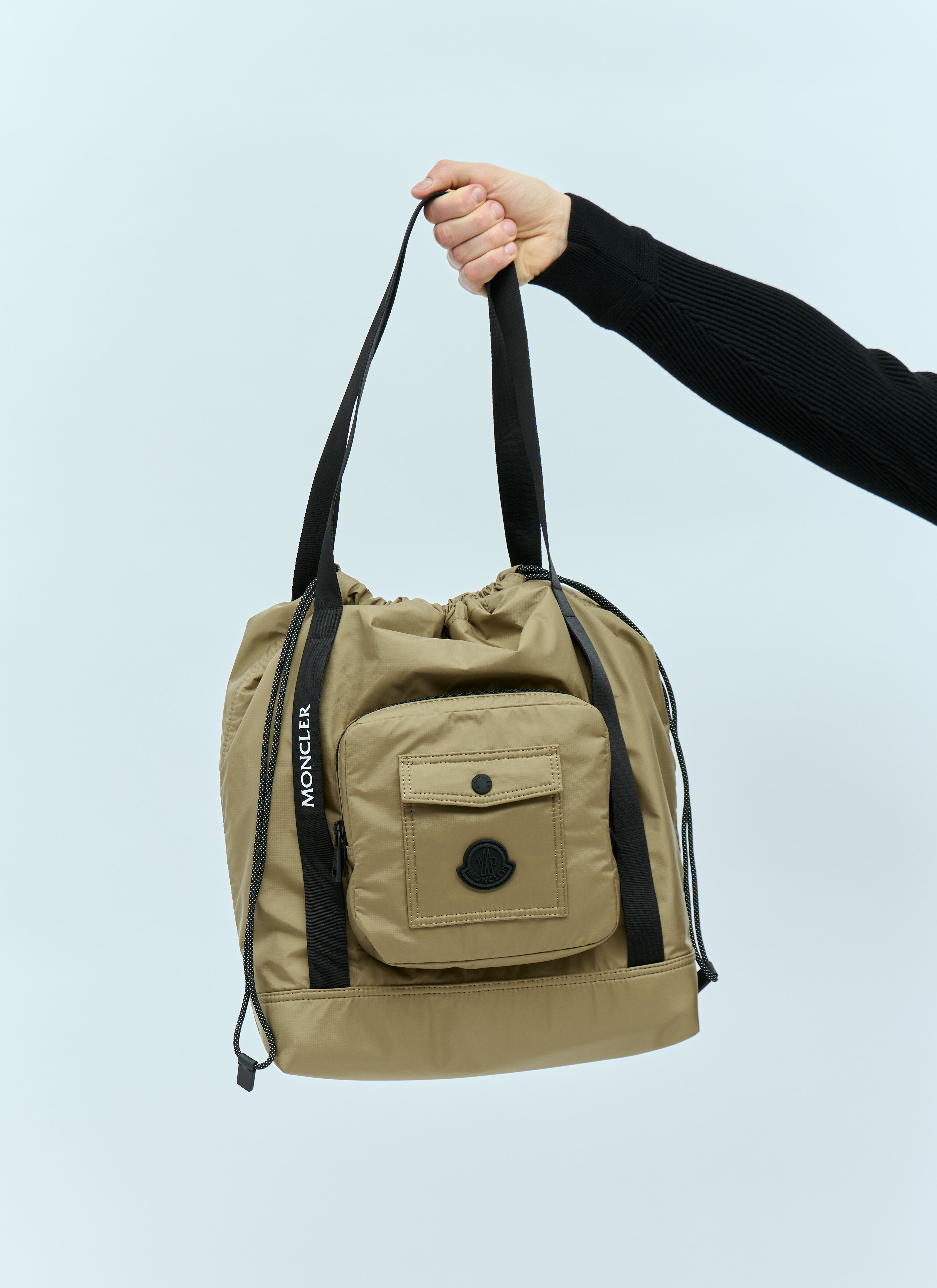 Moncler Men's' Makaio Tote Bag in Khaki | LN-CC®
