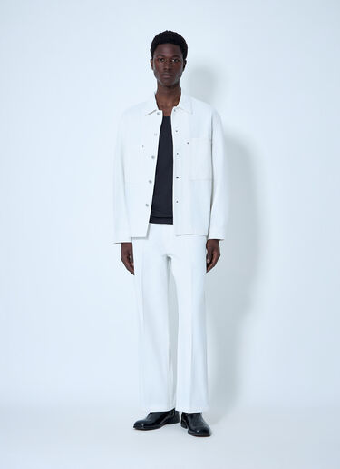 Lemaire Cotton Twill Overshirt White lem0164008