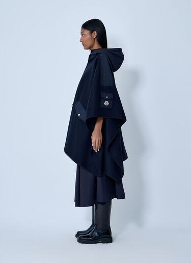 Hooded Cape Moncler Hooded Cape Black mon0263036