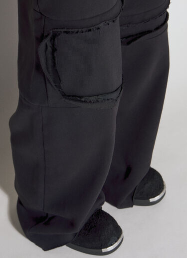 MM6 Maison Margiela 做旧运动裤  黑色 mmm0154006
