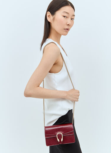 Gucci Dionysus Super Mini Shoulder Bag Burgundy guc0257100