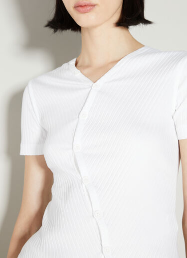 Helmut Lang Twisted T-Shirt White hlm0253010