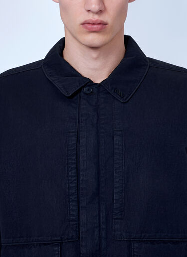 LN-CC® - Massimo Osti Studio: Cotton Twill Jacket - Black Massimo Osti Studio Cotton Twill Jacket Black mao0166006