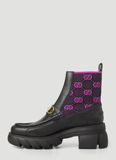 GG Horsebit Boots Gucci GG Horsebit Boots Black guc0251087
