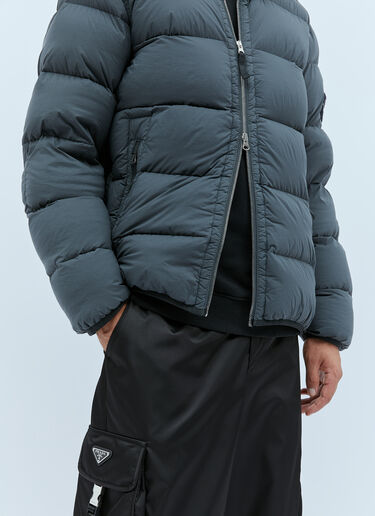 Stone Island Real 罗盘贴饰羽绒外套 灰色 sto0154018
