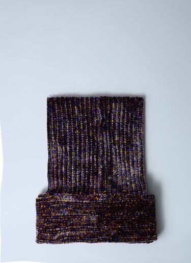 Velour Scarf Dries Van Noten Velour Scarf Purple dvn0262016