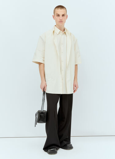 Jil Sander 皮革相机斜挎包  黑色 jil0156008