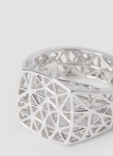 Tom Wood Mesh Medium Ring Silver tmw0352006