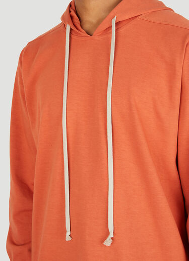 Rick Owens ロングライン フード付きスウェットシャツ オレンジ ric0149018