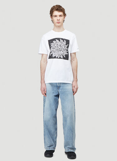 Silent Sound Sun Mosaic T-Shirt White sls0343008