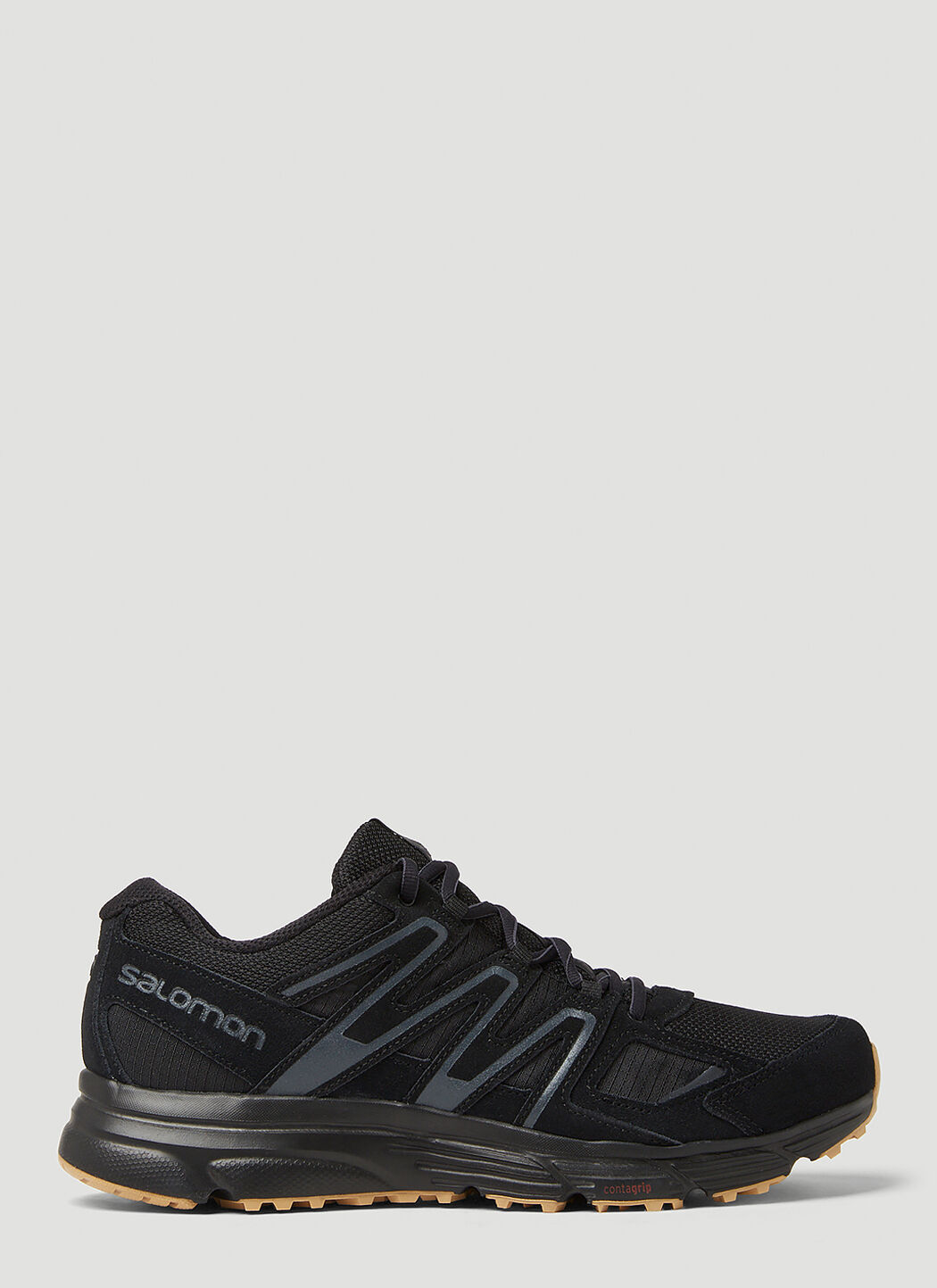 Salomon X Mission 4 Suede Sneakers in Black LN CC