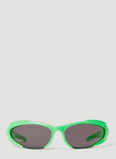 Balenciaga Reverse Xpander Sunglasses Green bal0151085