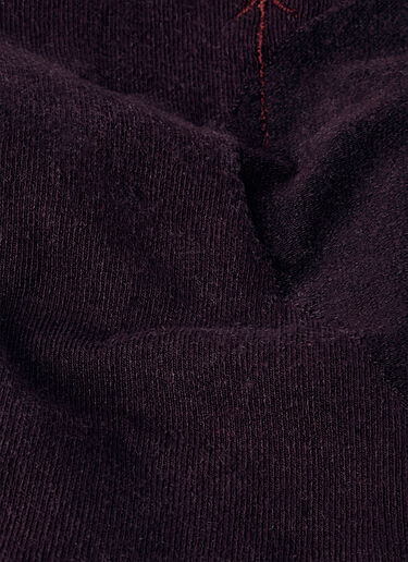 SKIN SERIES Embroidered Wool Socks Brown sks0264008