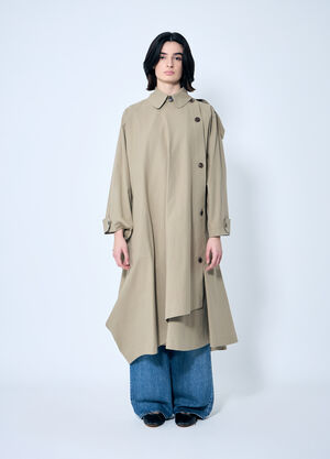 The Row Aralia Trench Coat Black row0259011