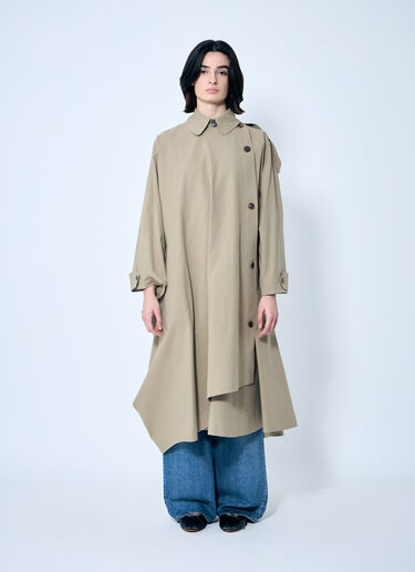 The Row Aralia Trench Coat Beige row0259001