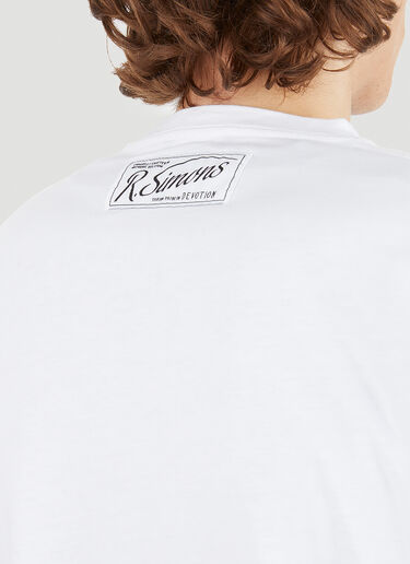 Raf Simons Extreme Sleeve T-Shirt White raf0146005