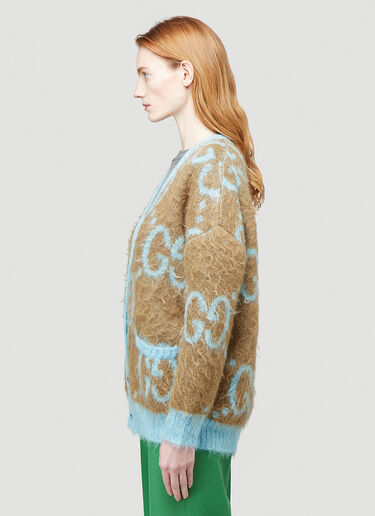 Gucci Reversible GG Cardigan Brown guc0243017