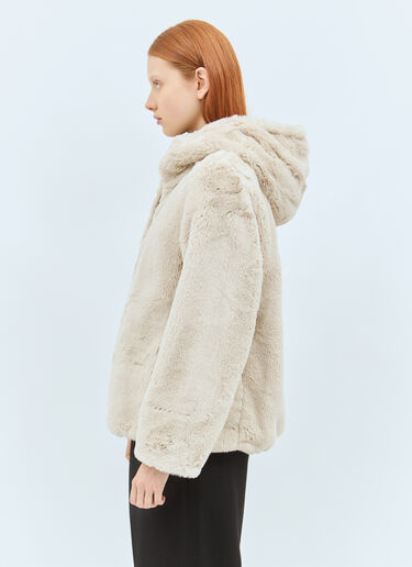 Max Mara Reversible Technical Canvas Jacket Beige max0257053