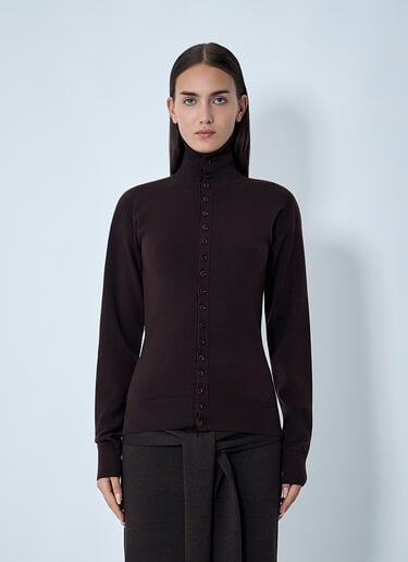 Button-Down Cardigan Lemaire Button-Down Cardigan Purple lem0262014