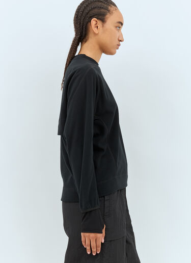 Fleece Sweatshirt Moncler Grenoble Fleece Sweatshirt Black mog0257003