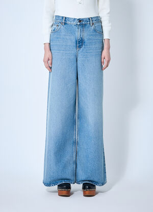 Chloé High Rise Jeans Blue chl0260011