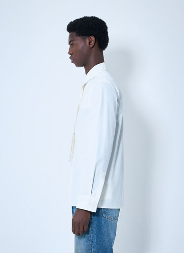 Jil Sander 经典领带衬衫  白色 jil0160002