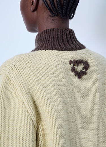 LN-CC® - Prada: Zipped Wool Cardigan - Yellow Prada Zipped Wool Cardigan Yellow pra0265028