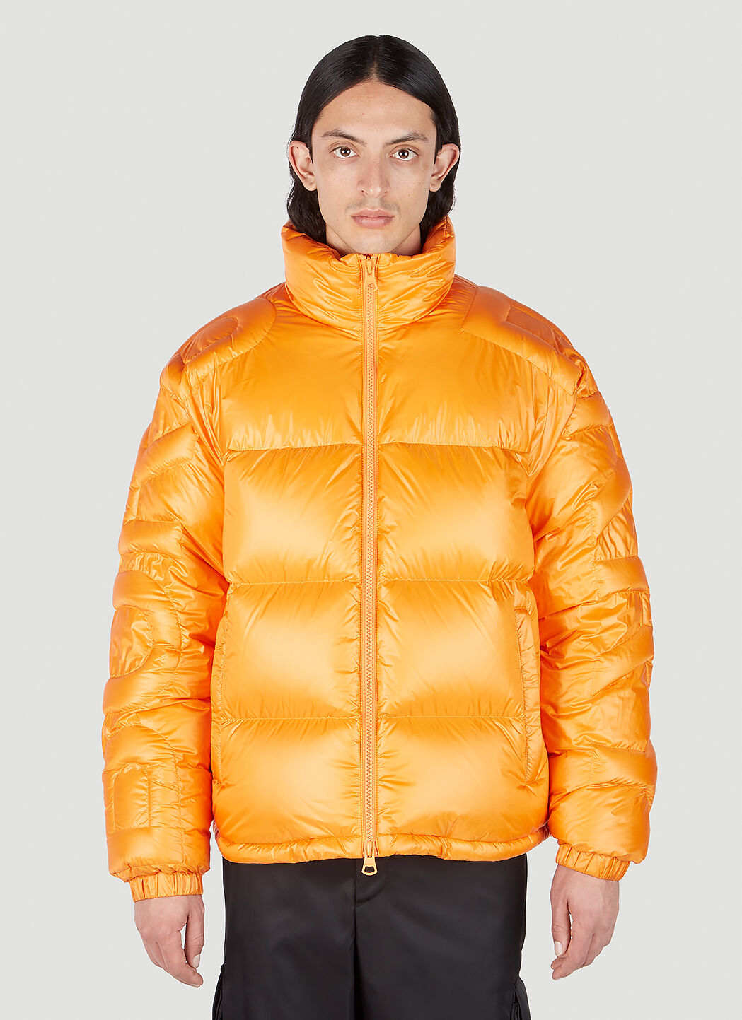 Burberry yellow puffer jacket hot sale