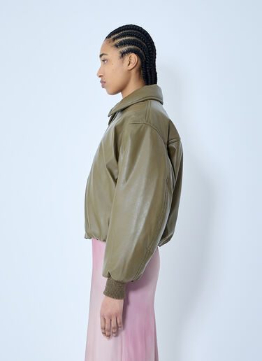 Acne Studios 涂层飞行员夹克  绿色 acn0259024