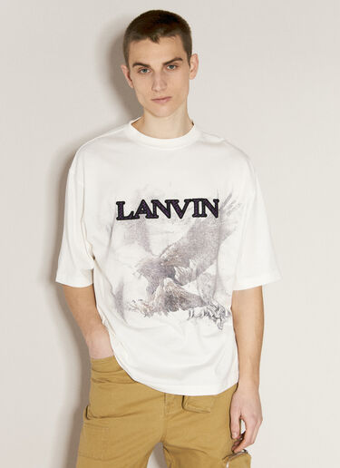 Lanvin x Future Logo Print T-Shirt White lvf0157004
