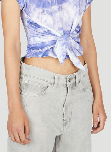 Isabel Marant Étoile 조디아 크롭 티셔츠 퍼플 ibe0251010